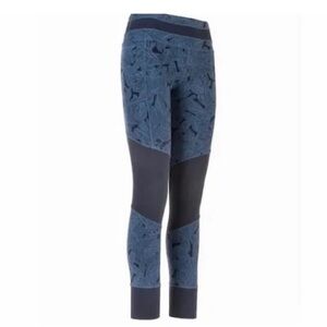 ATHLETA Women’s Tropical Excursion Tight Pants Tropical Excur-Navy Sz Small